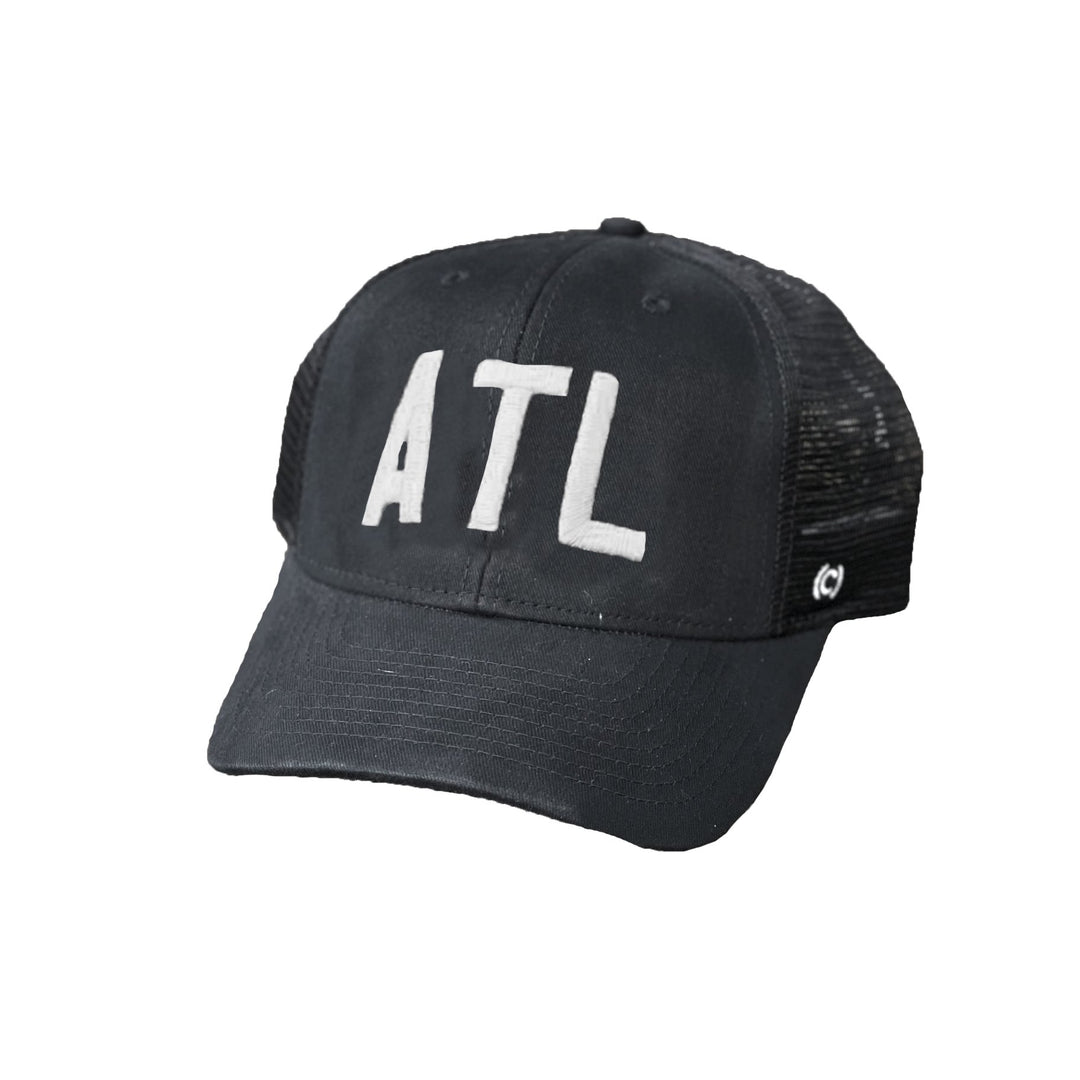 ATL Trucker Hat Black - The Village Retail