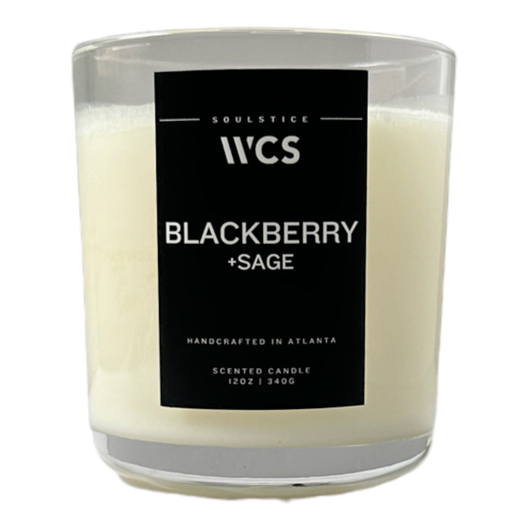 Blackberry Sage Scented Candle (12 oz.) - The Village Retail