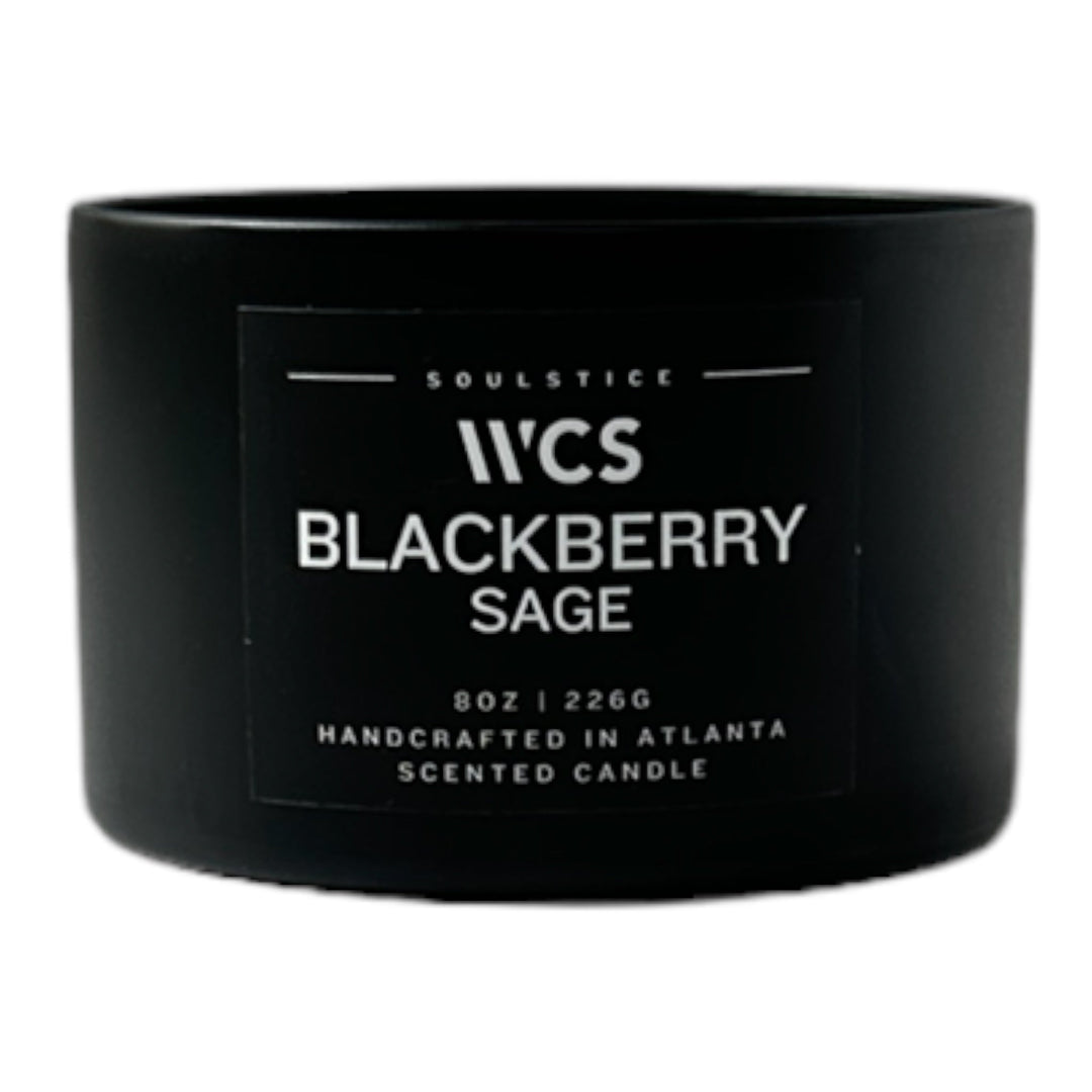 Blackberry Sage scented candle tin - The Village Retail
