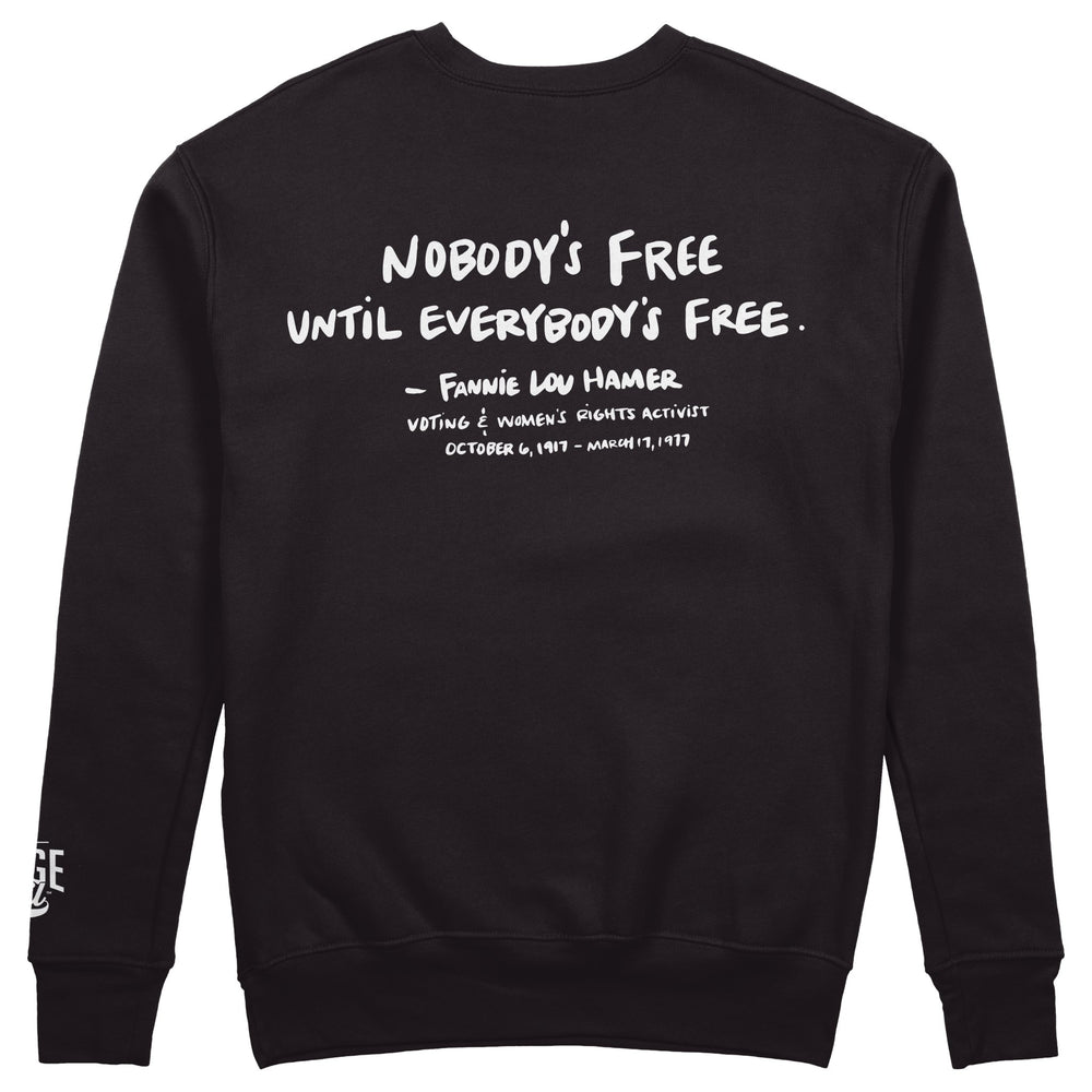 Fannie Crewneck - Black - Back only - The Village Retail