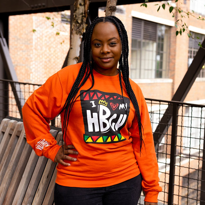 "I Love My HBCU" Crewneck (Limited Edition) - The Village Retail