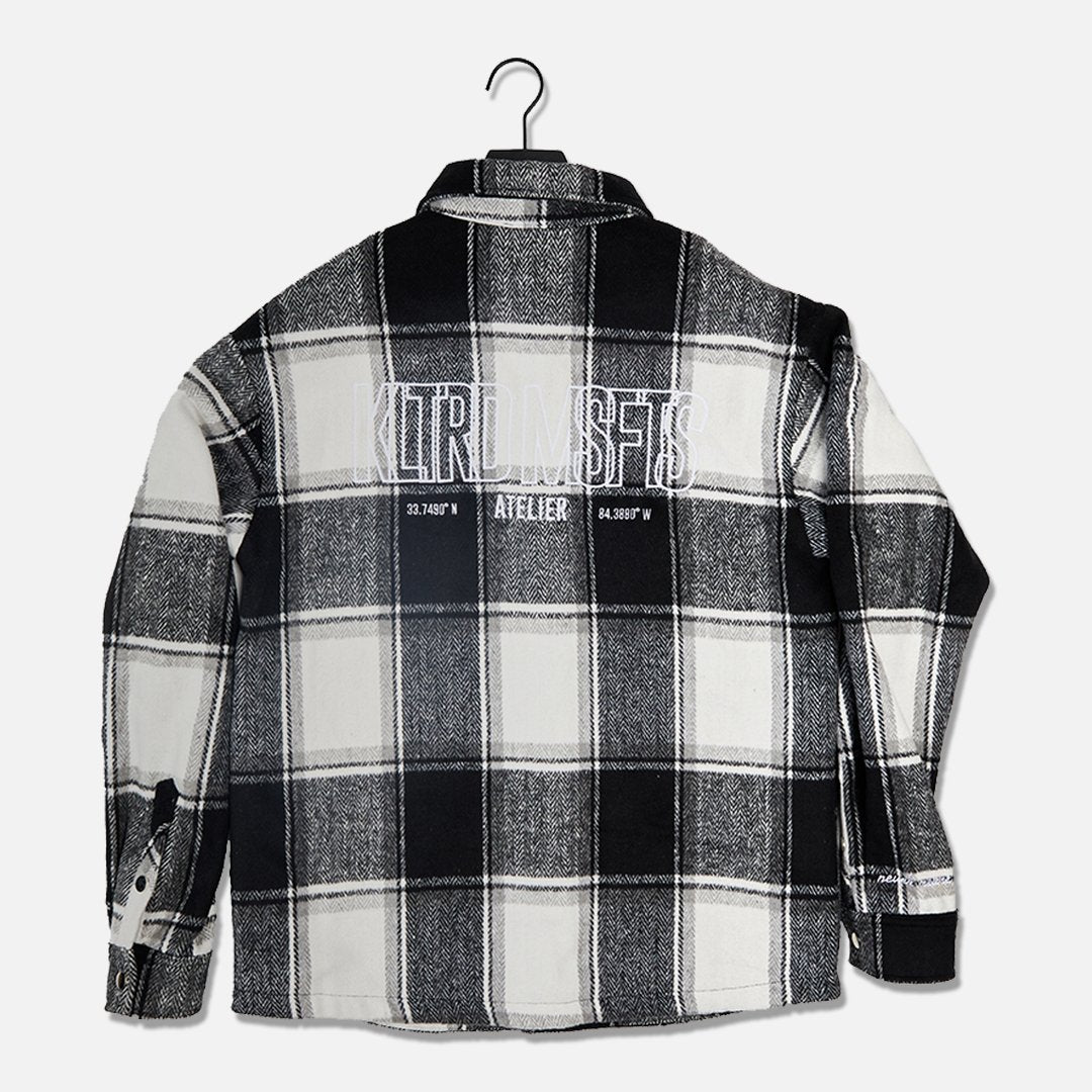 Kultured Misfits Atelier Checkered Shirt Jacket - The Village Retail