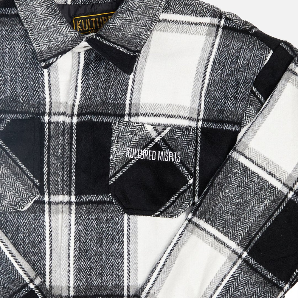 Kultured Misfits Atelier Checkered Shirt Jacket - The Village Retail