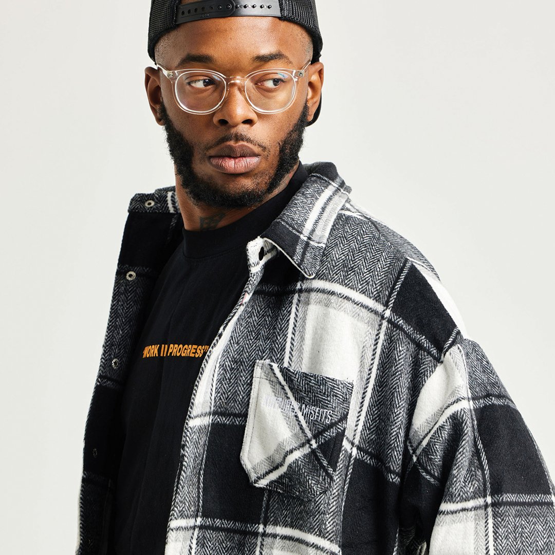 Kultured Misfits Atelier Checkered Shirt Jacket - The Village Retail