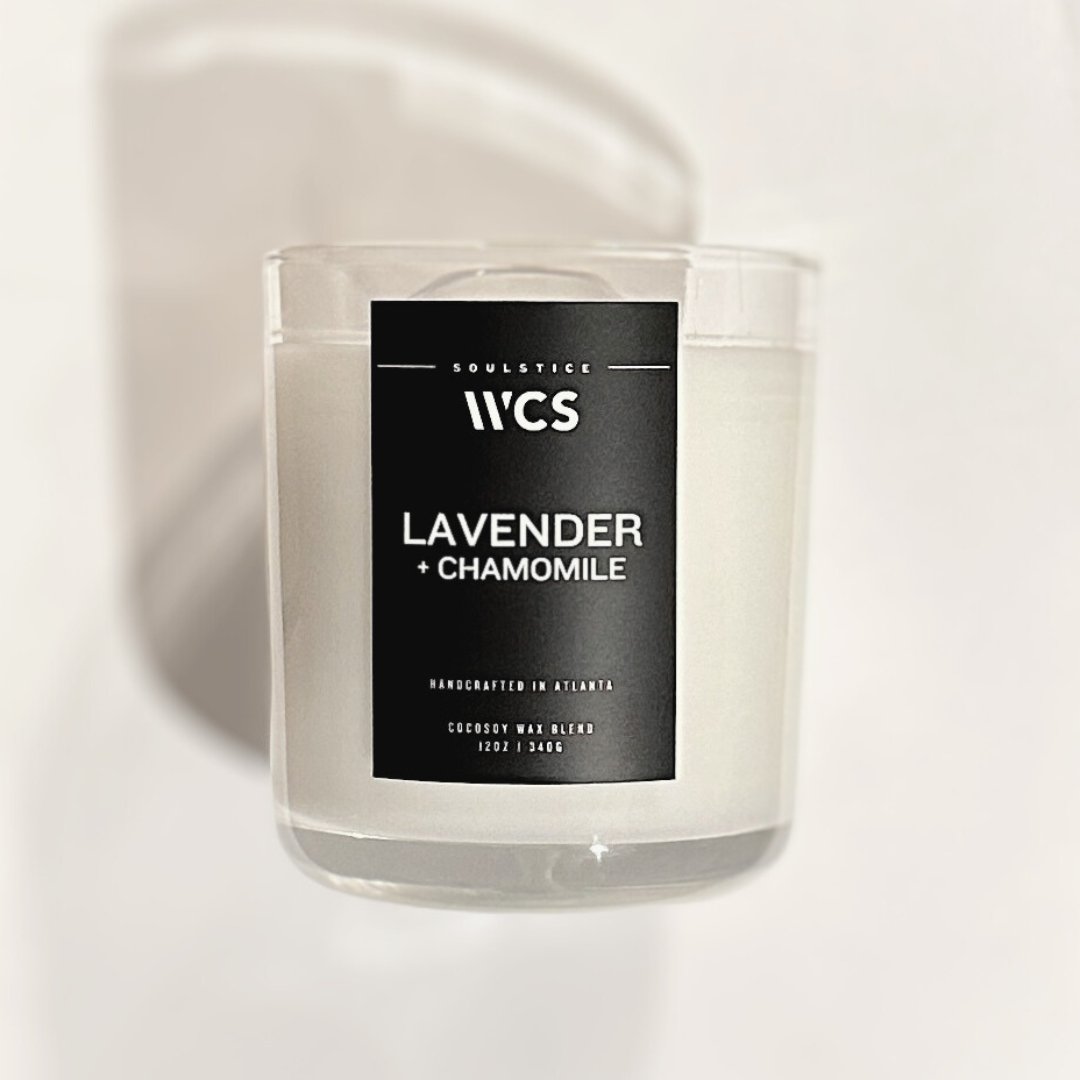 Lavender + Chamomile Scented Candle - The Village Retail