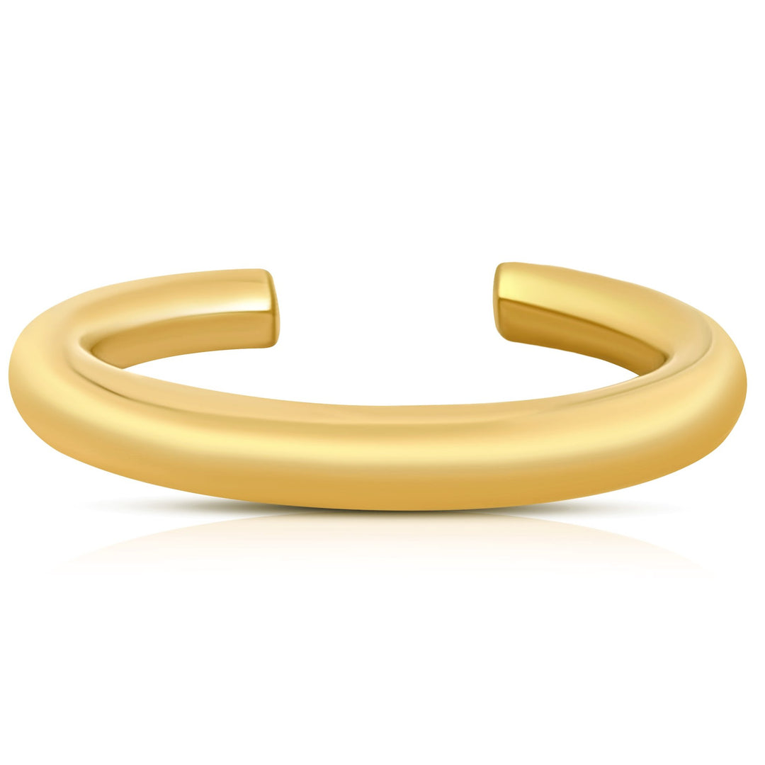 Maxine Tube Cuff Bracelet: Gold - The Village Retail
