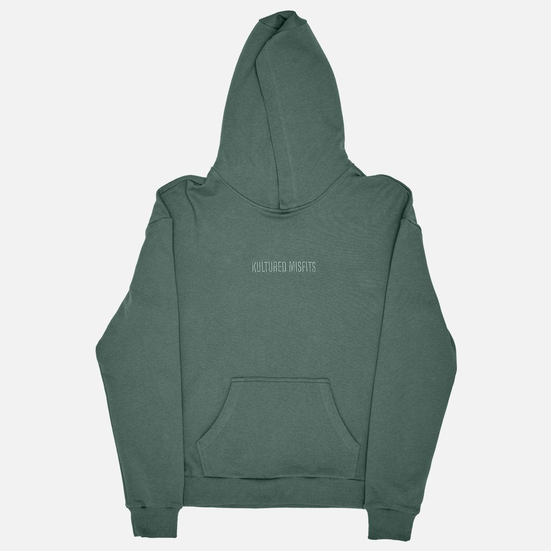 Never Fit in Hoodie - Sage Green - Front -The Village Retail