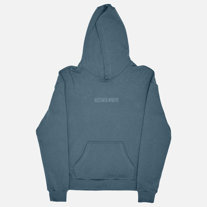 Never Fit in Hoodie - Storm Blue - Front -The Village Retail