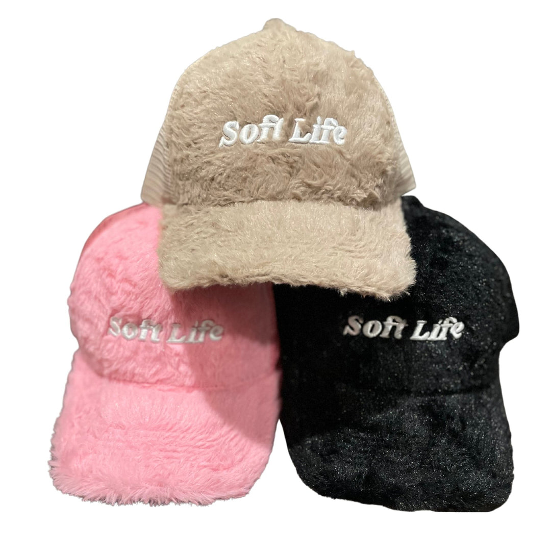 Soft Life FauxFur Trucker (3 colors ) - The Village Retail