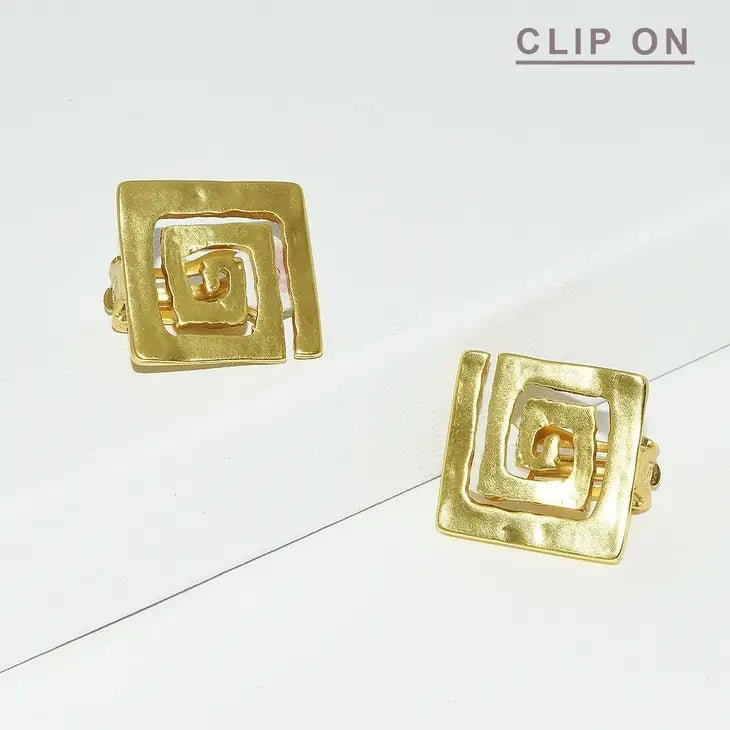 Square spiral clip on - The Village Retail