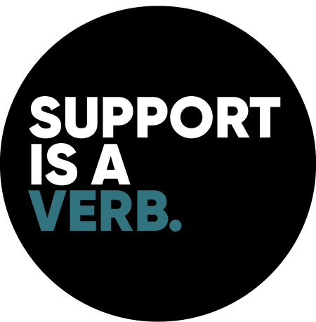 Support is a Verb Button - The Village Retail