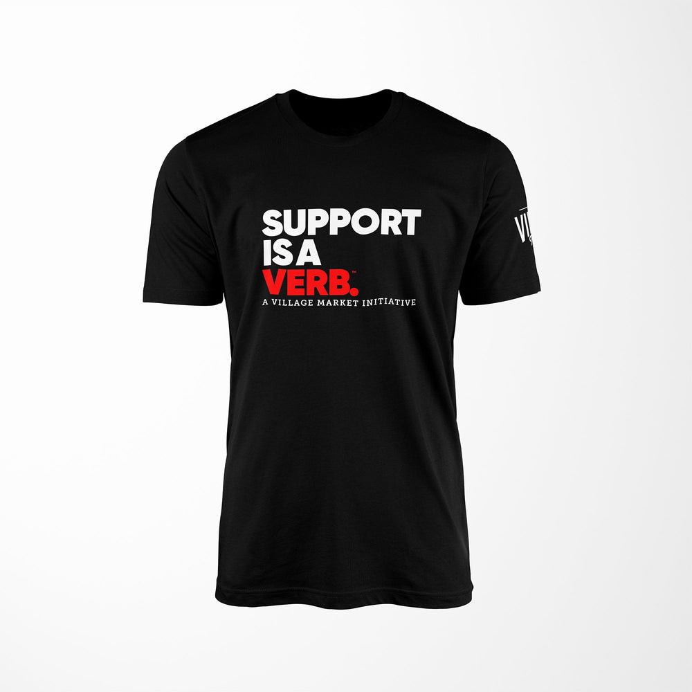 Support is a Verb Tee - The Village Retail