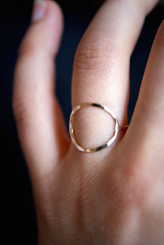Thin Circle Ring in 14k Gold Fill - The Village Retail