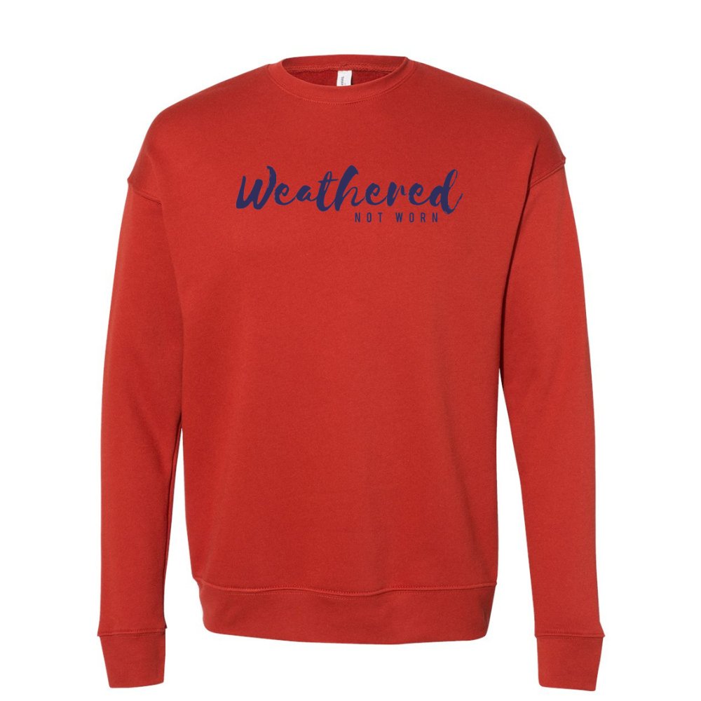 Weathered Not Worn Crewneck Sweatshirt - The Village Retail