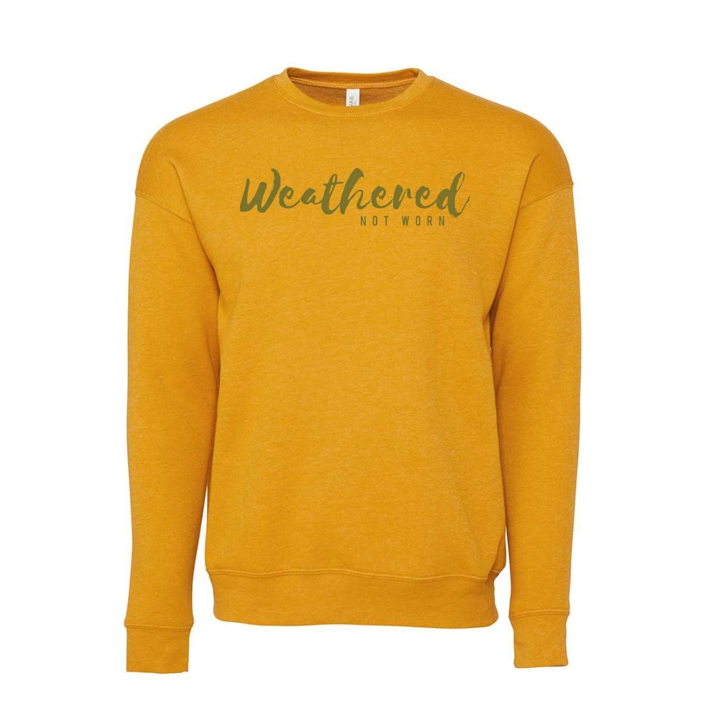 Weathered Not Worn Crewneck Sweatshirt - The Village Retail